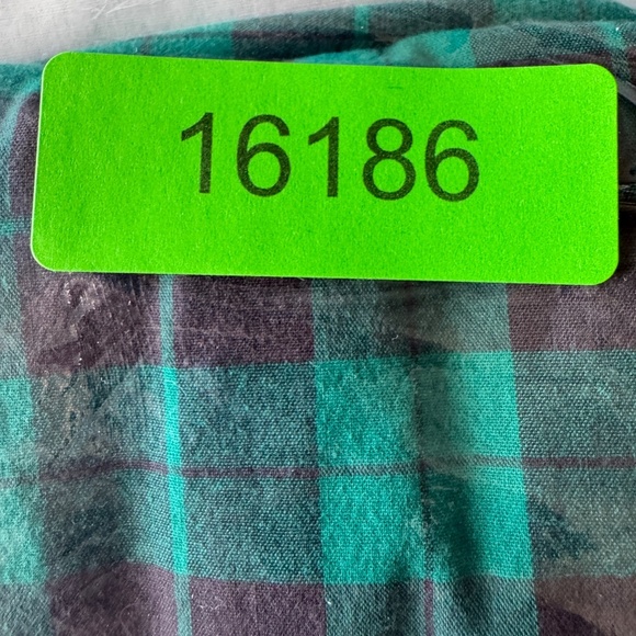 Wrangler Women's Vintage Western Plaid Pearl Snap Shirt Green XXL Rodeo Stampede - Picture 14 of 14